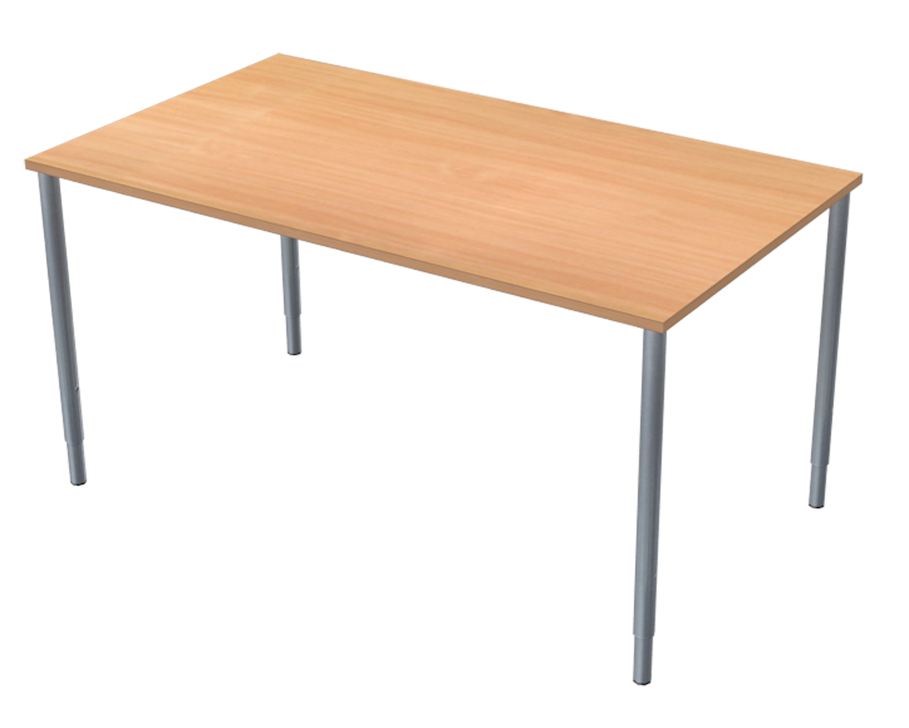 [2482182] Skrivbord 140x80cm bokmel/svar