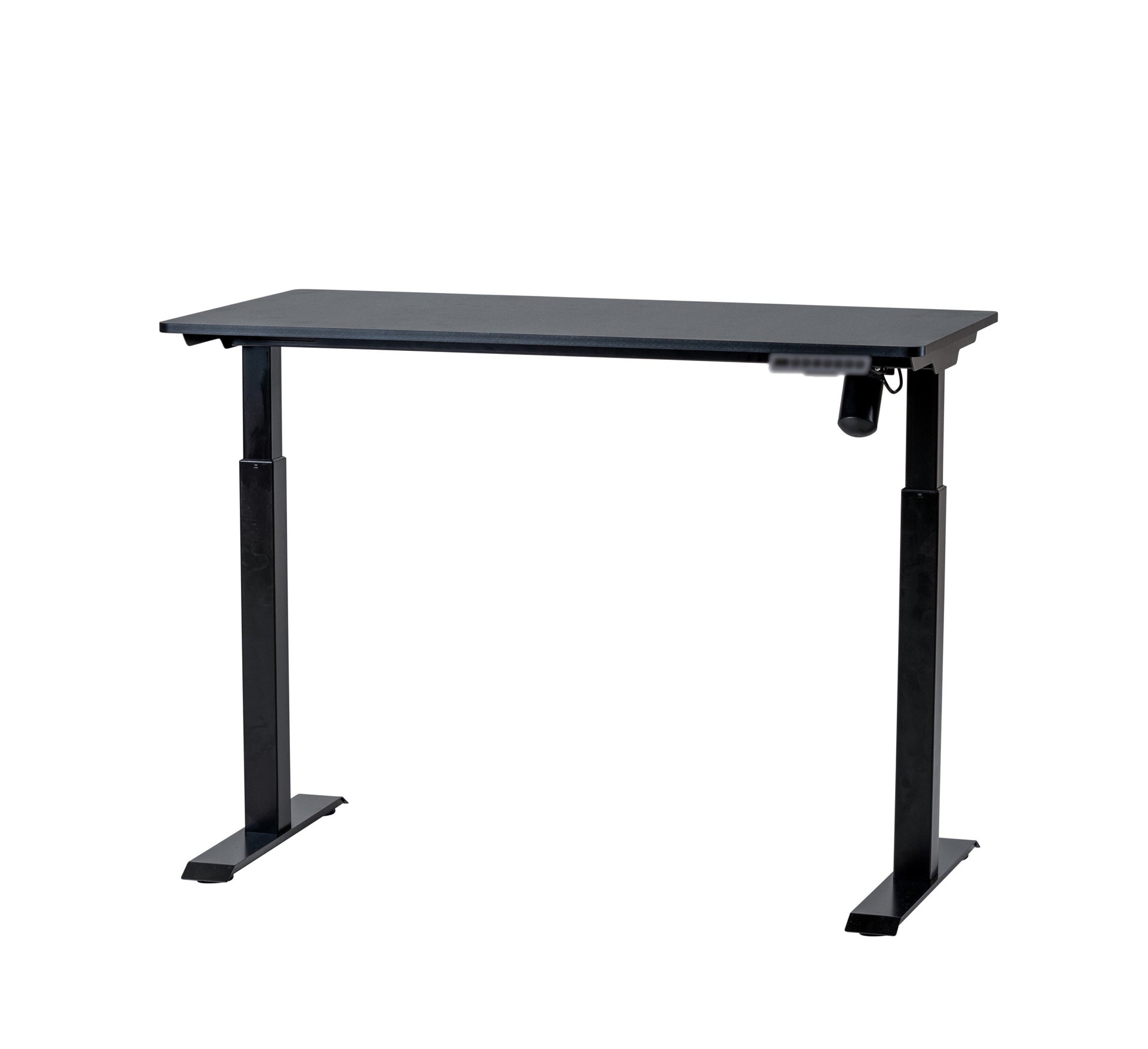 [8556164] Skrivbord el höj- och sänkbart 120x60 cm Svart