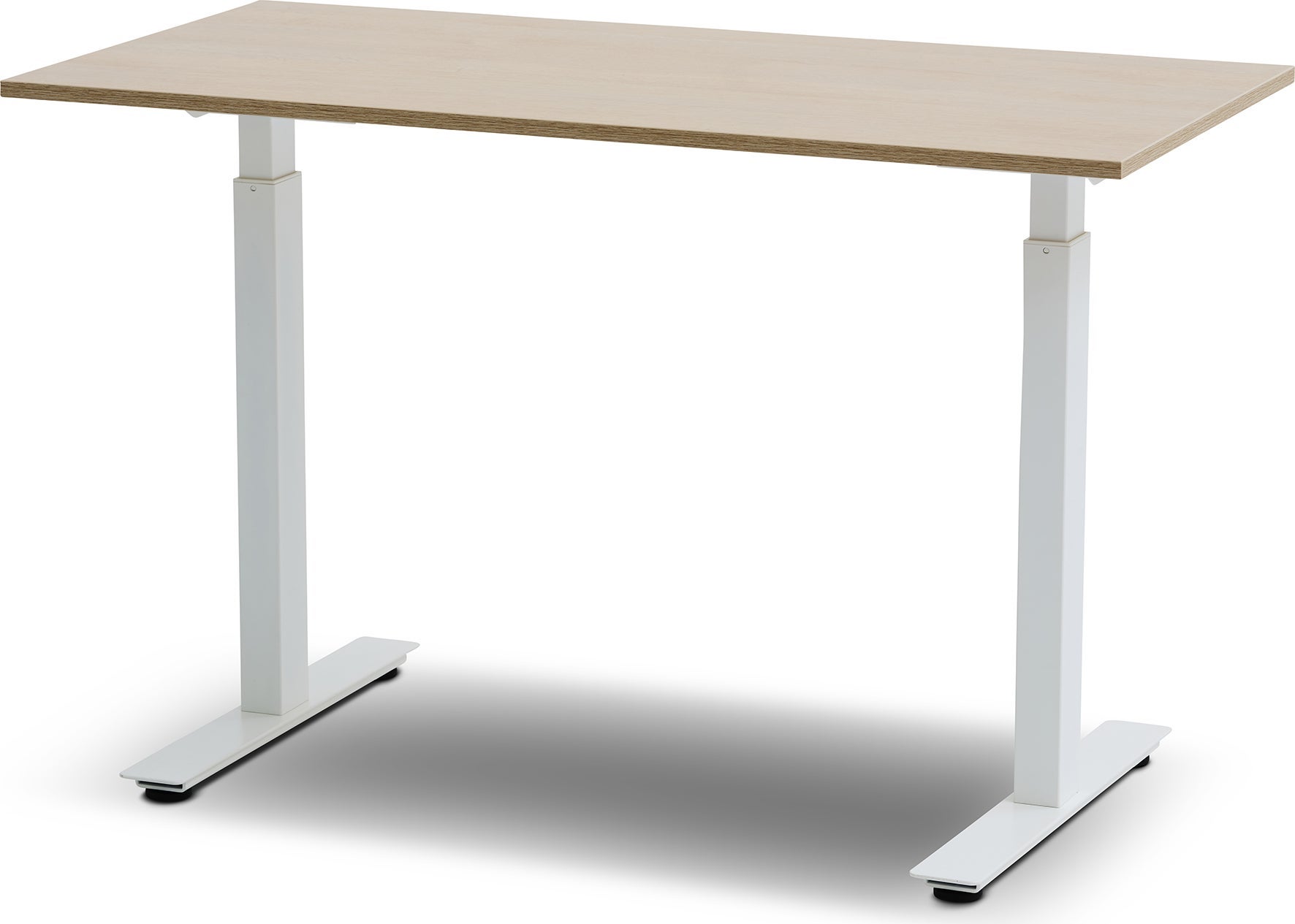 [8557967] Skrivbord el Madrid vitt underrede/bordsskiva i eklaminat 120x80 cm