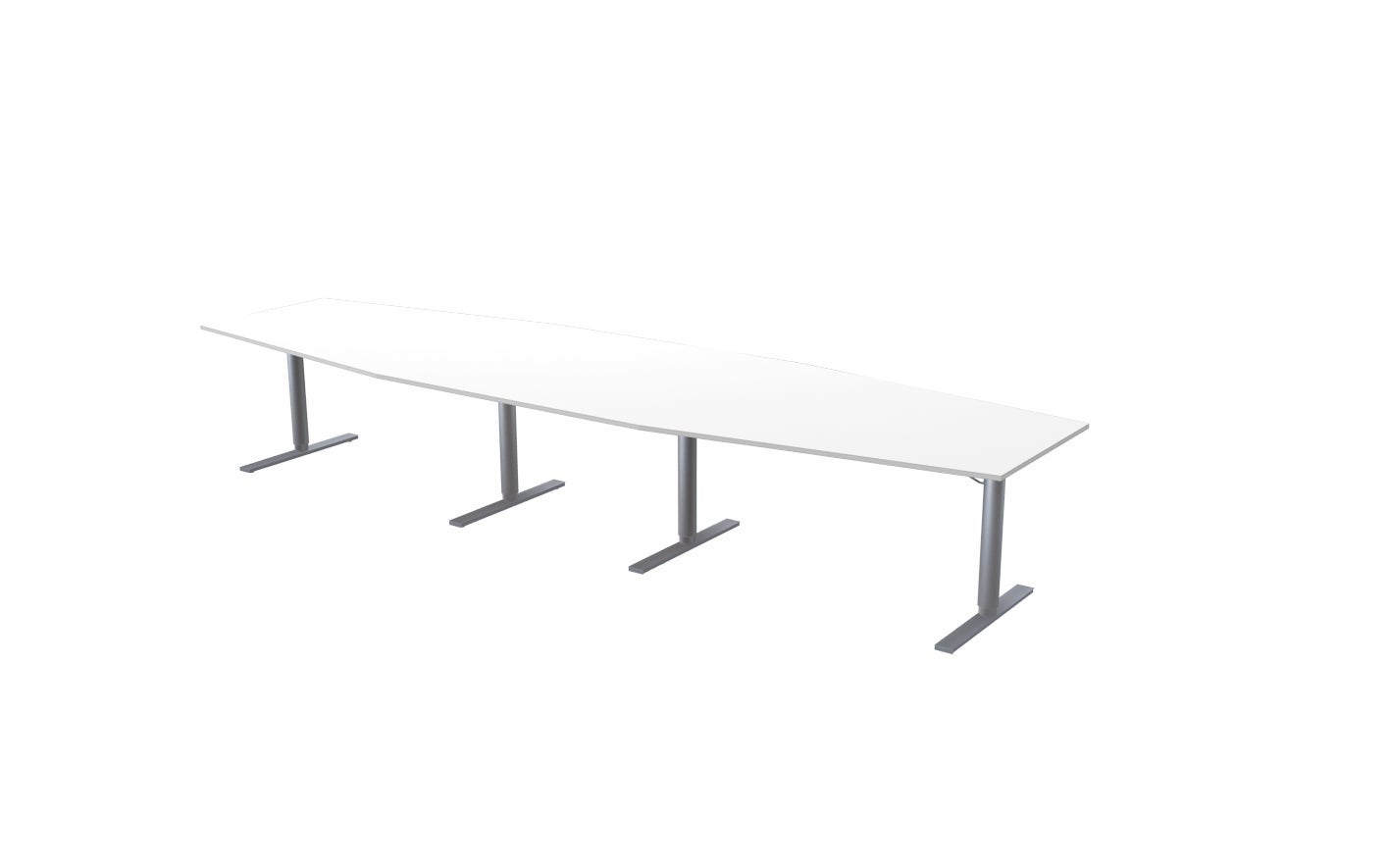 [2822180] Konferensbord 420x120x80cm vit
