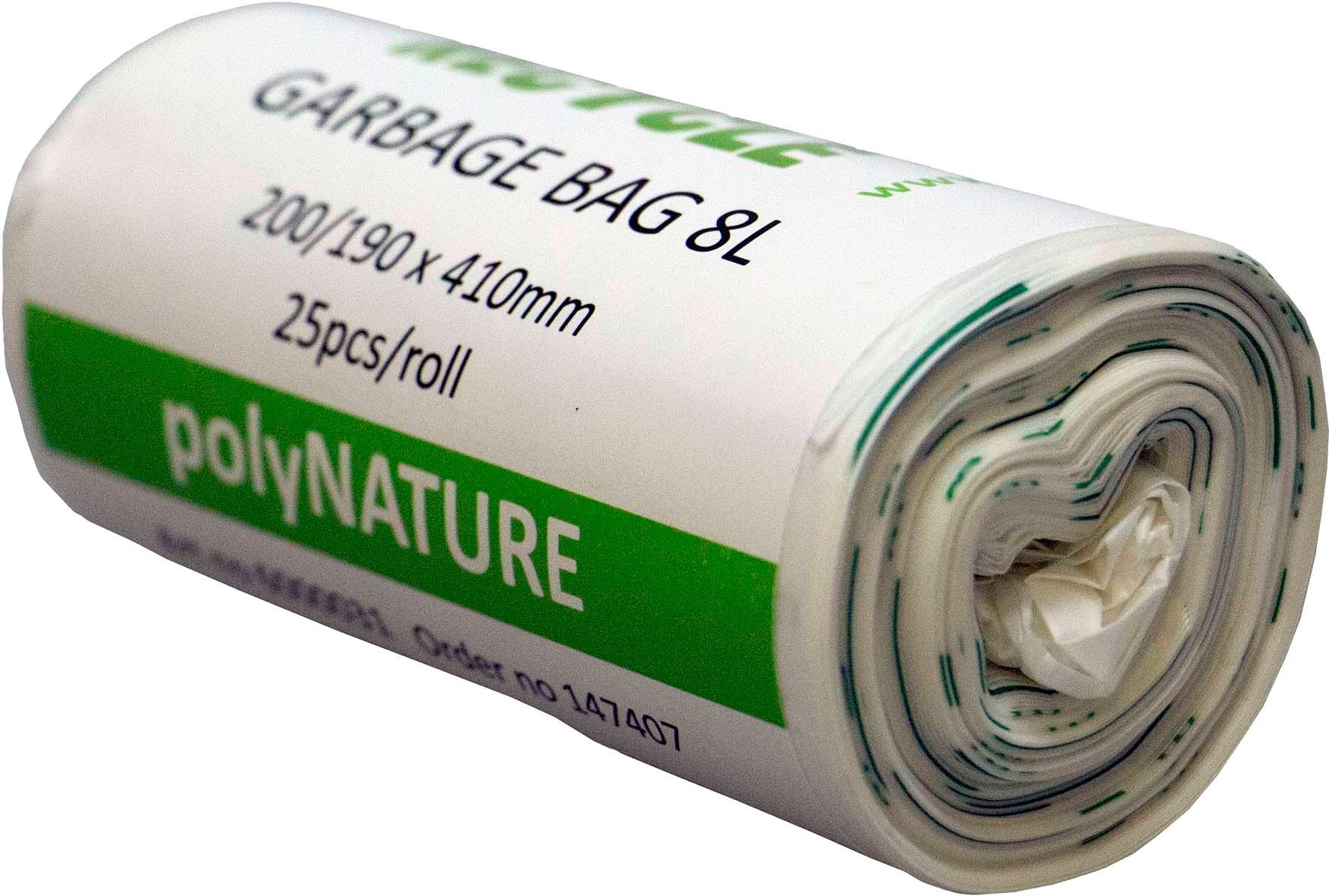 [2850209] Soppåse Polynature 8l vit 25/r