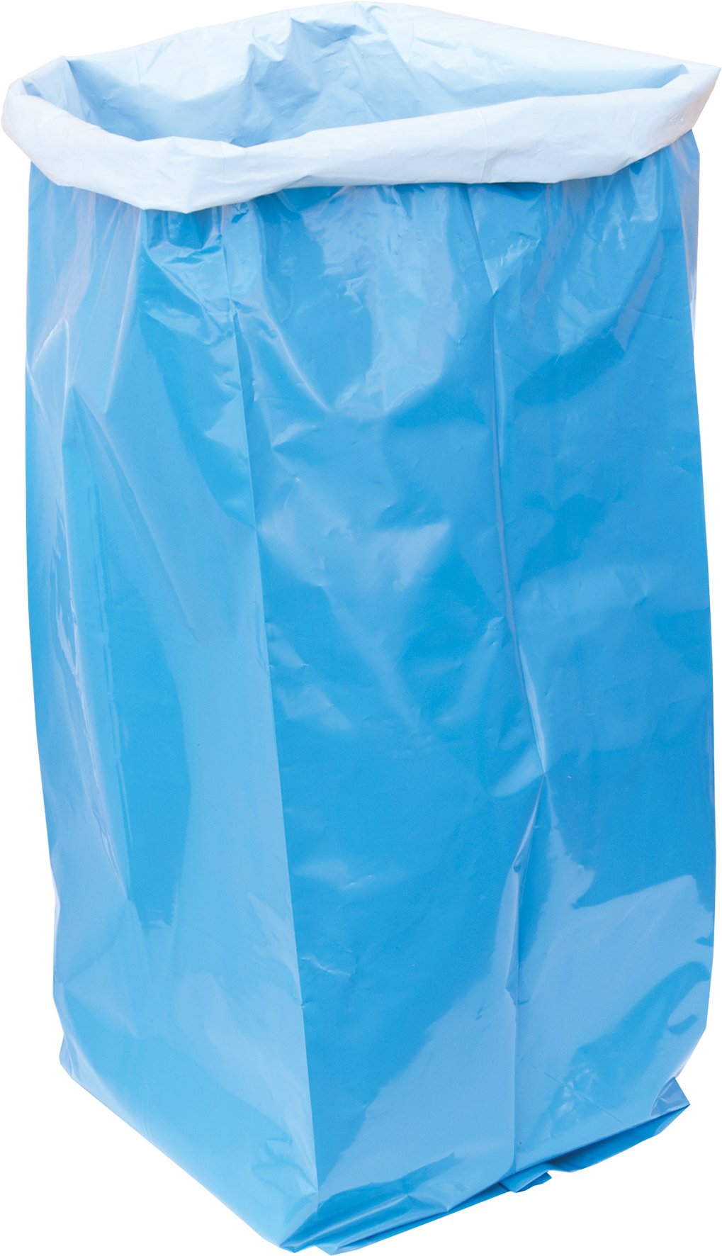 [2850171] Sopsäck LLD 125l blå/vit 120my