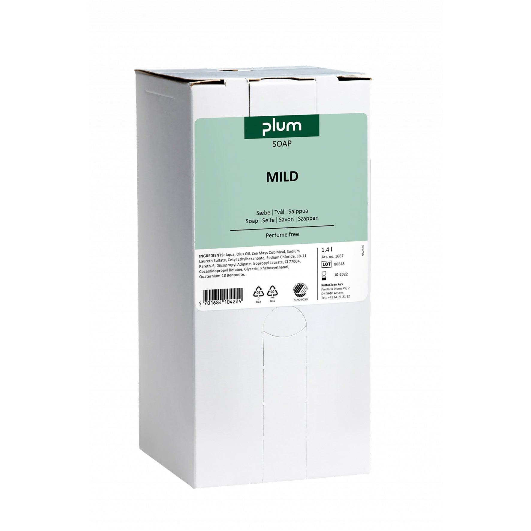 [8560025] Tvål Flytande Plum Mild 1,4 liter