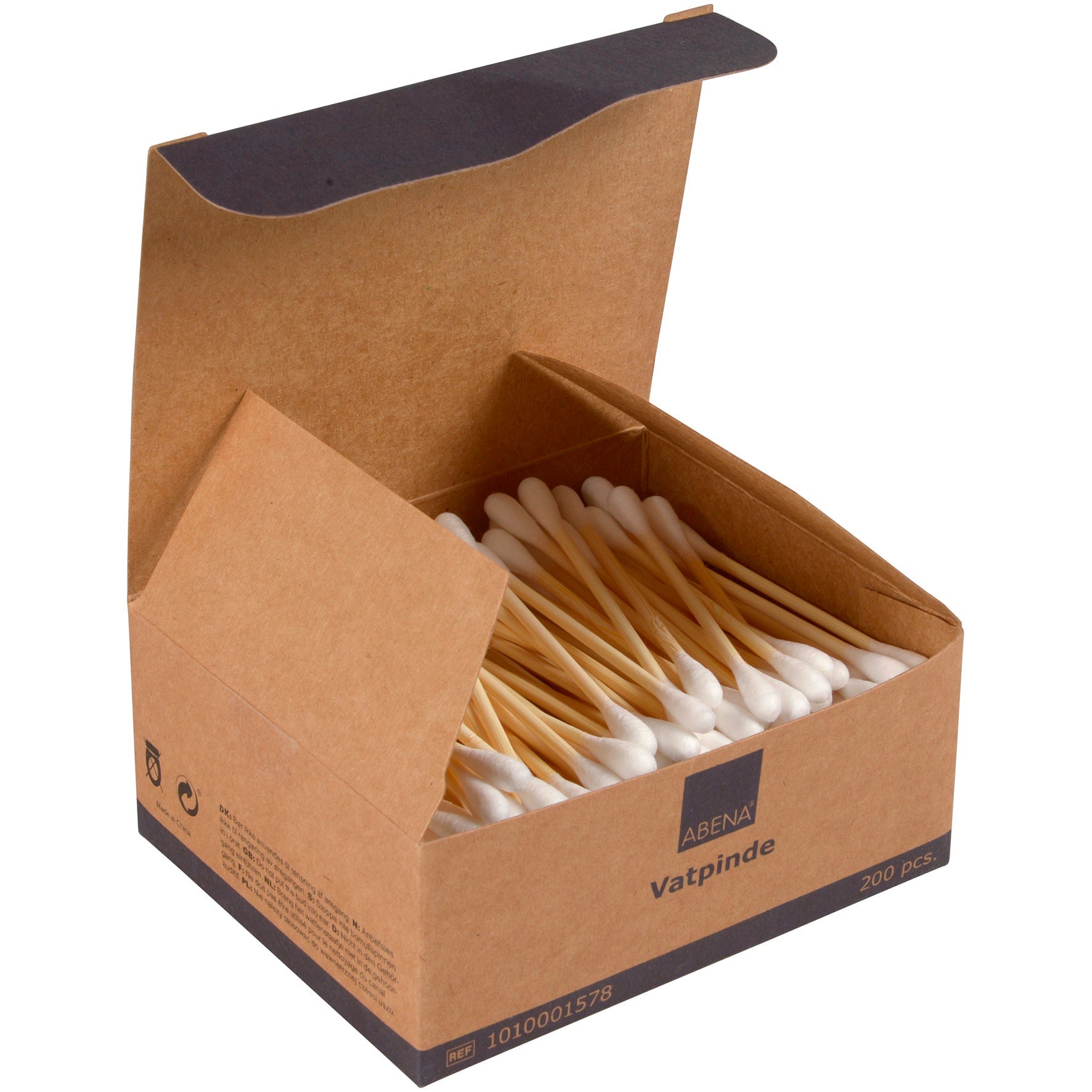 [8557946] Bomullspinnar i Bambu 200 st/fp