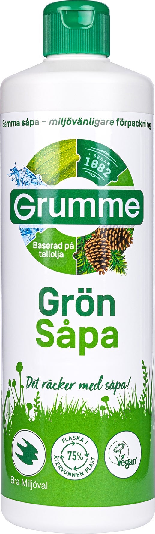 [2256637] Såpa grön Grumme 750 ml