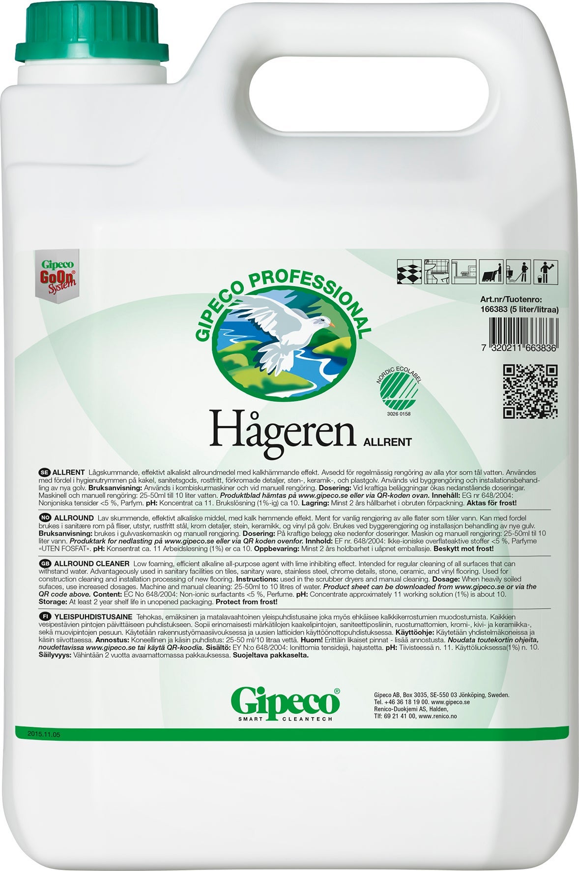 [2260008] HÅGEREN Allrent 5l