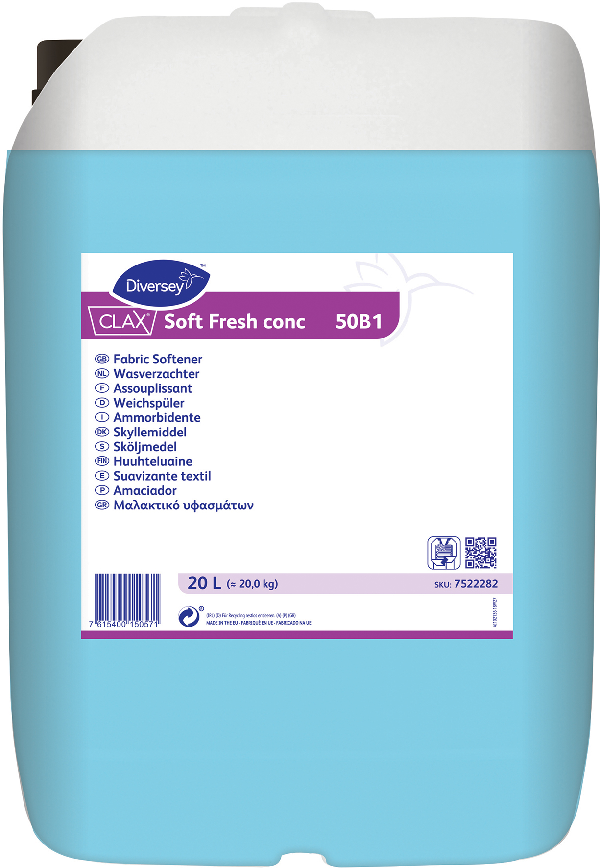 [2260211] Clax Soft Fresh conc 20L
