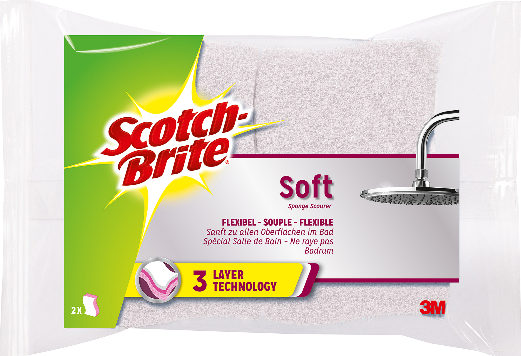 [2580276] Svamp Soft Scotch-Brite  2fp