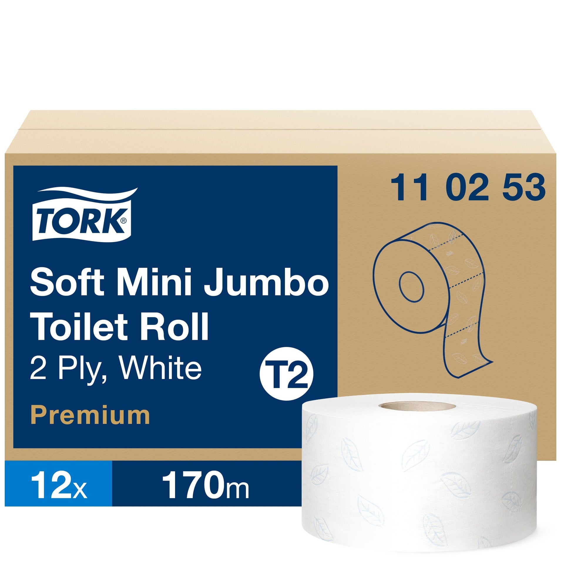 [2511040] Toalettppr Tork Premium T2 12/
