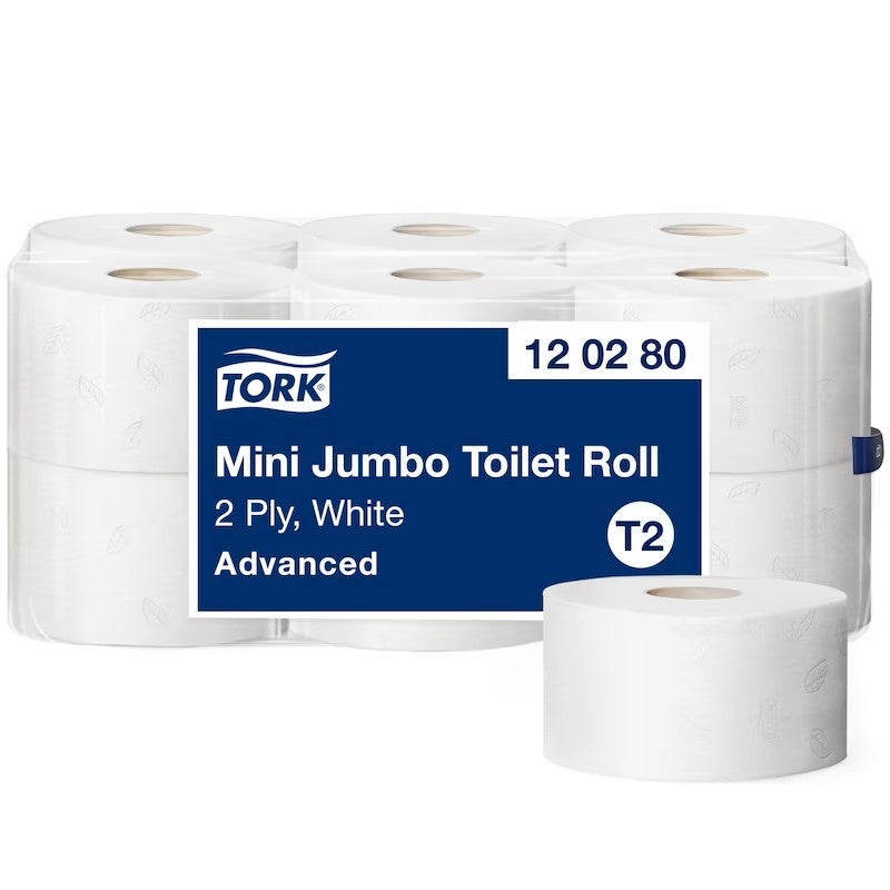 [2511046] Toalettpapper Tork Mini Jumbo Advanced T2 12-pack