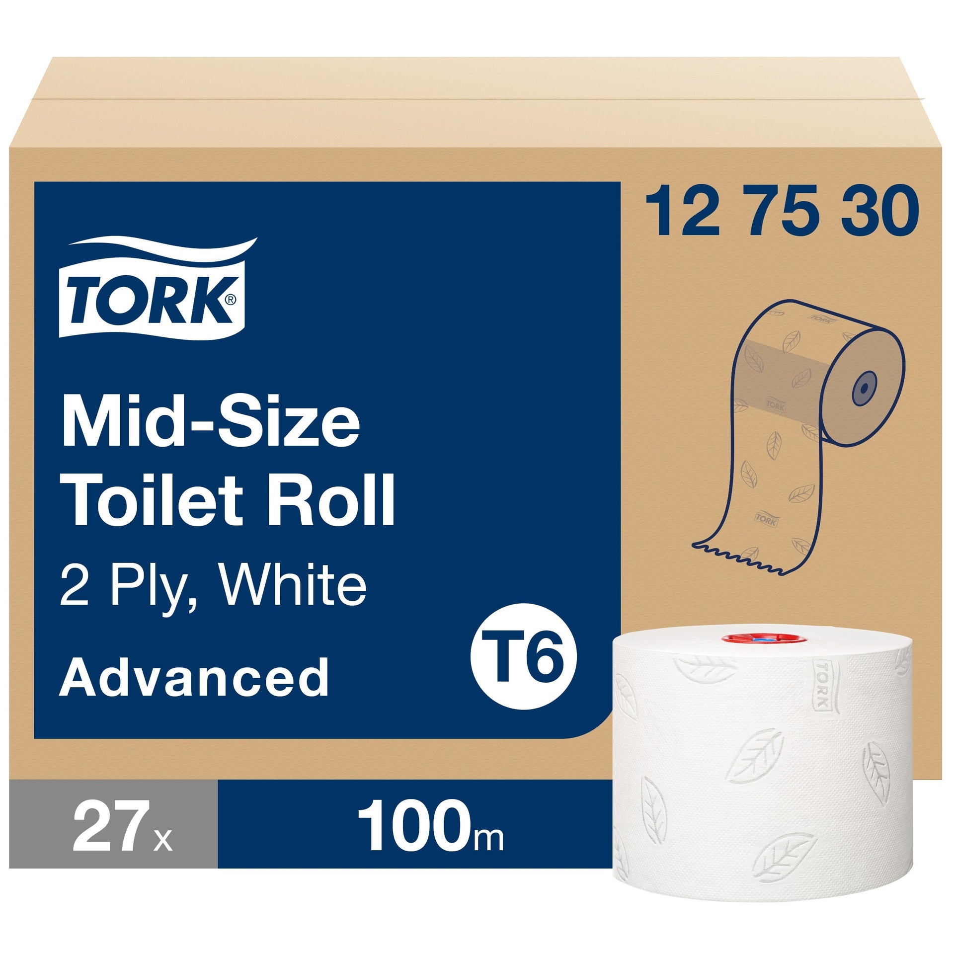 [2514121] Toalettpapper Tork Advanced T6 27 st/krt