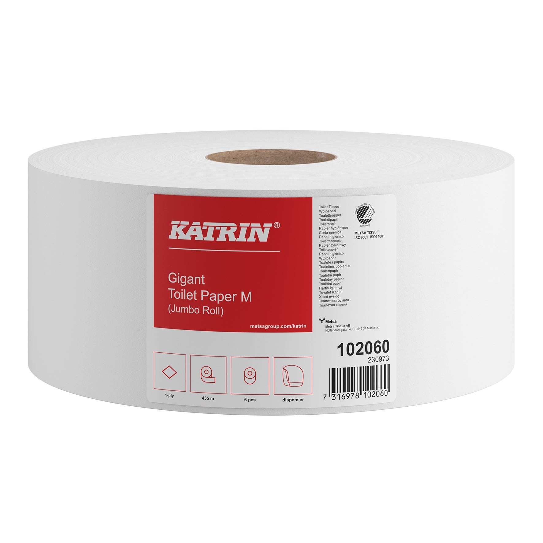 [8550774] Toalettpapper Basic Gigant M Katrin 