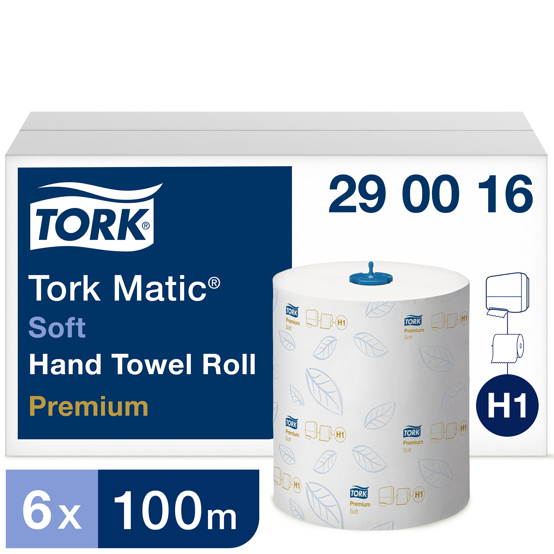 [2514109] Handduk Tork Premium H1 6/kt