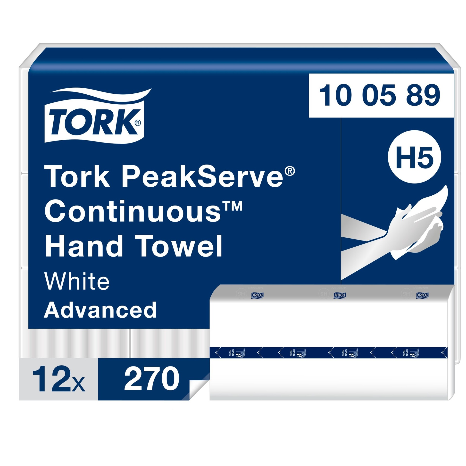 [8559150] Tork PeakServe H5 Handduk, Adv