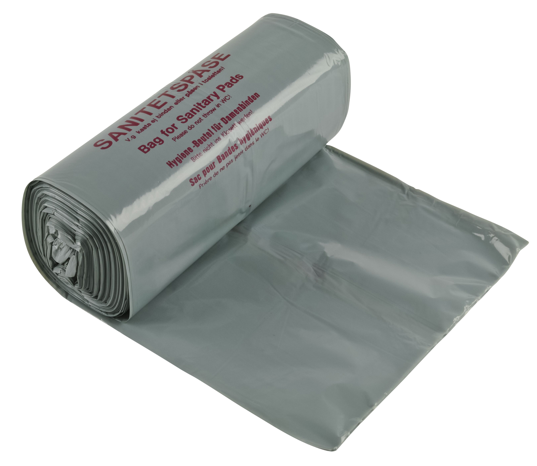 [2806490] Sanitetspåse plast grå  100/rl