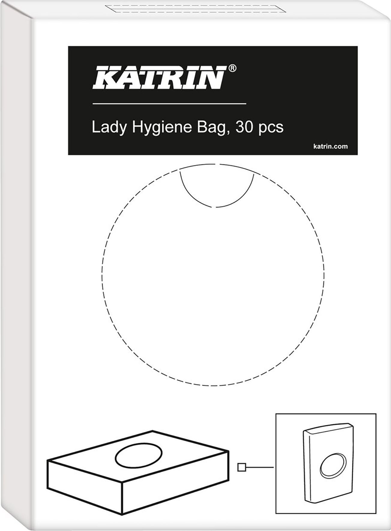 [8550807] Sanitetspåse Katrin 30 st/fp