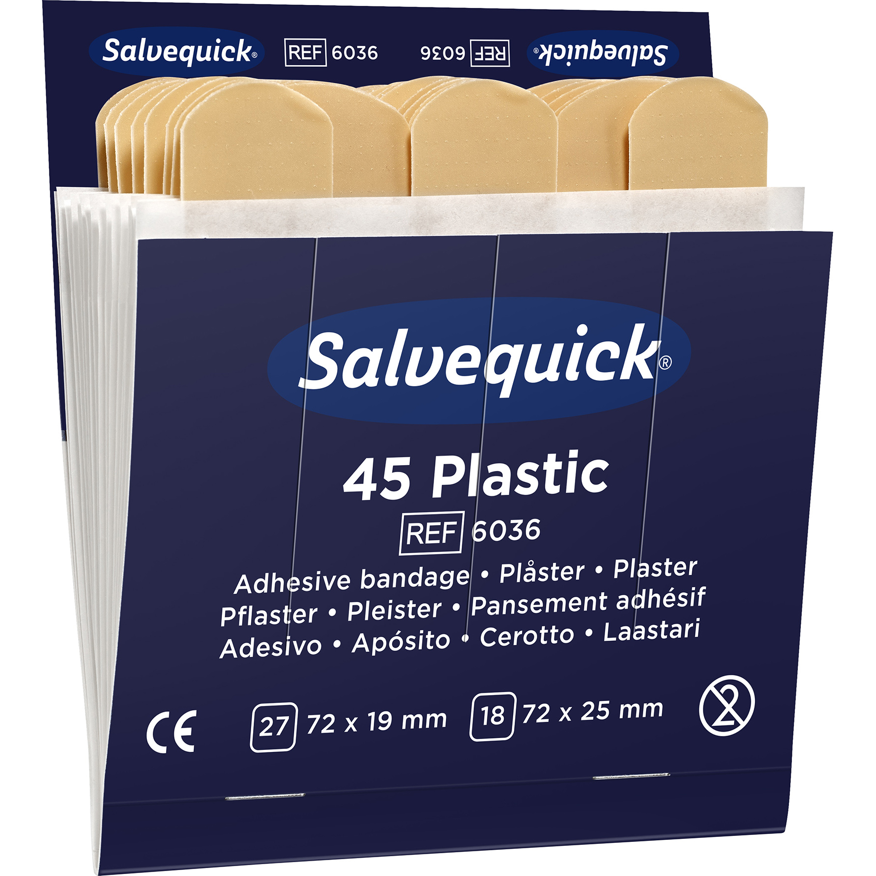 [2890263] Plåsterrefill 6036 plast 6x45f