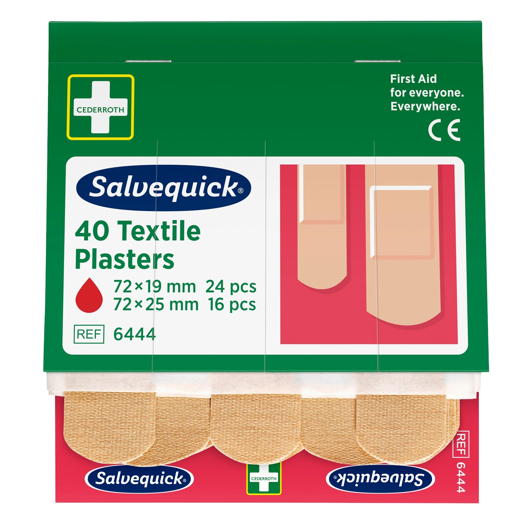 [2890264] Plåsterrefill Textilplåster 6444 6 x 40 st/fp