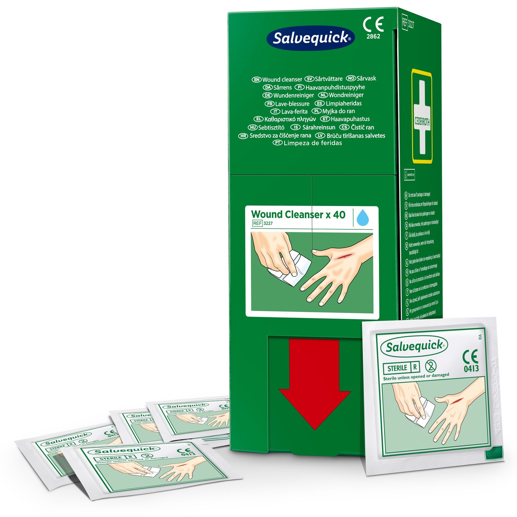 [2890266] Savett Sårtvätt  3227 40/ask