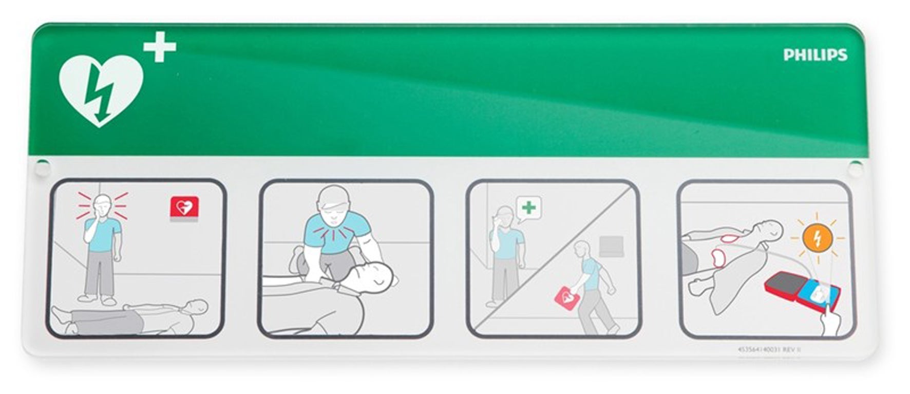 [2890399] Skylt AED Awareness Placard gr