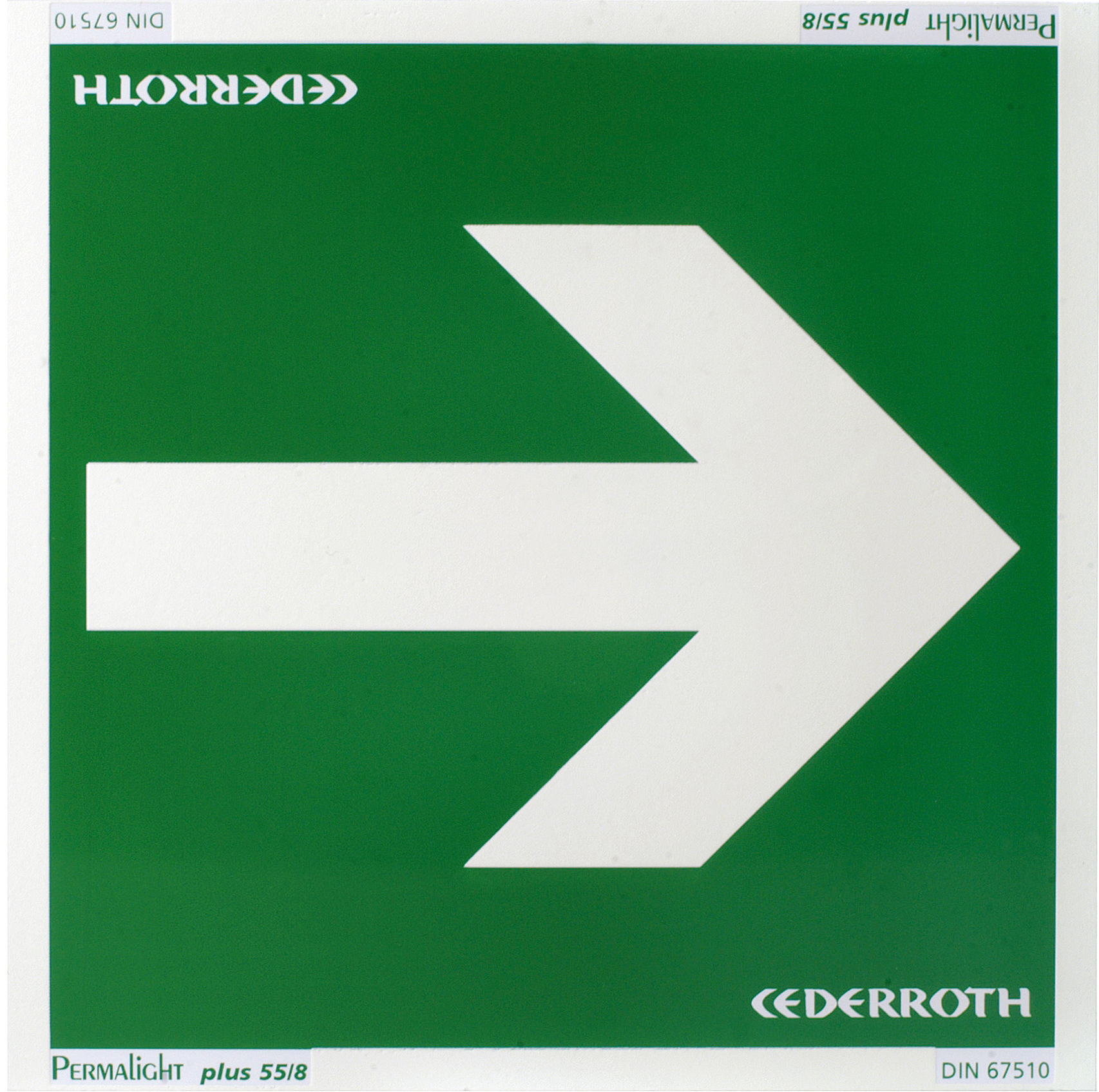 [2890292] Skylt Första Hjälpen Pil 1735