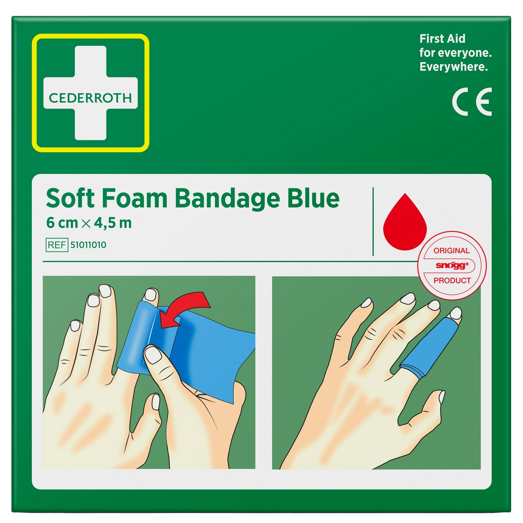 [8551606] Bandage Soft Foam Bandage Blue