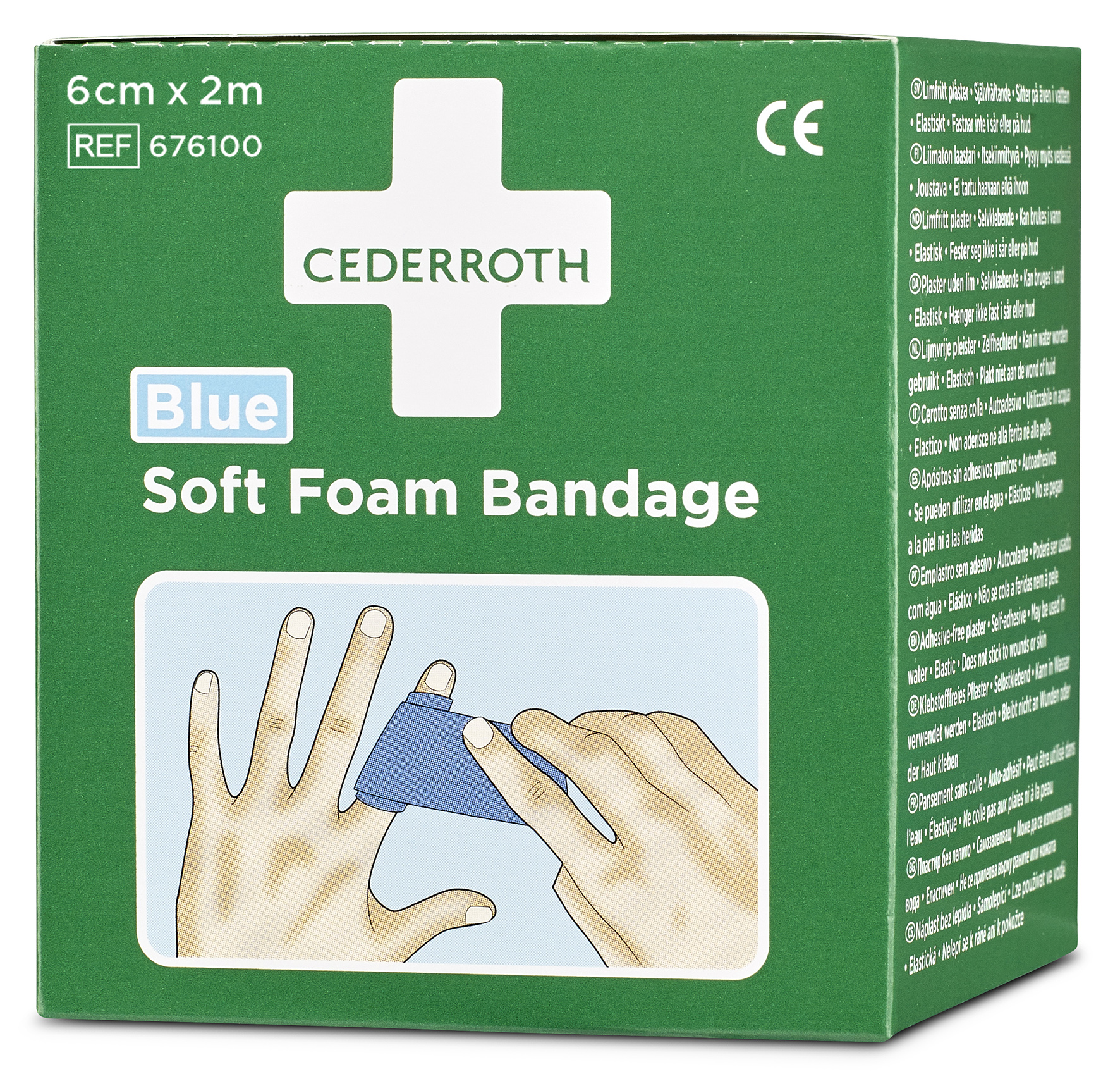 [8551607] Bandage Soft Foam Bandage Blue