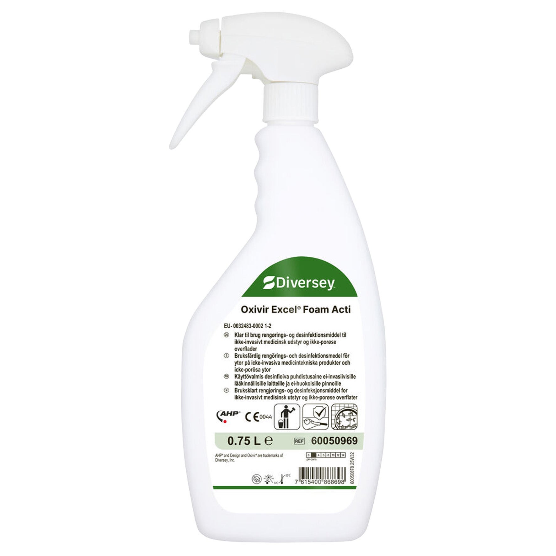 [8557189] Rengörings- och desinfektionsmedel OXIVIR Excel Foam 0,75 liter
