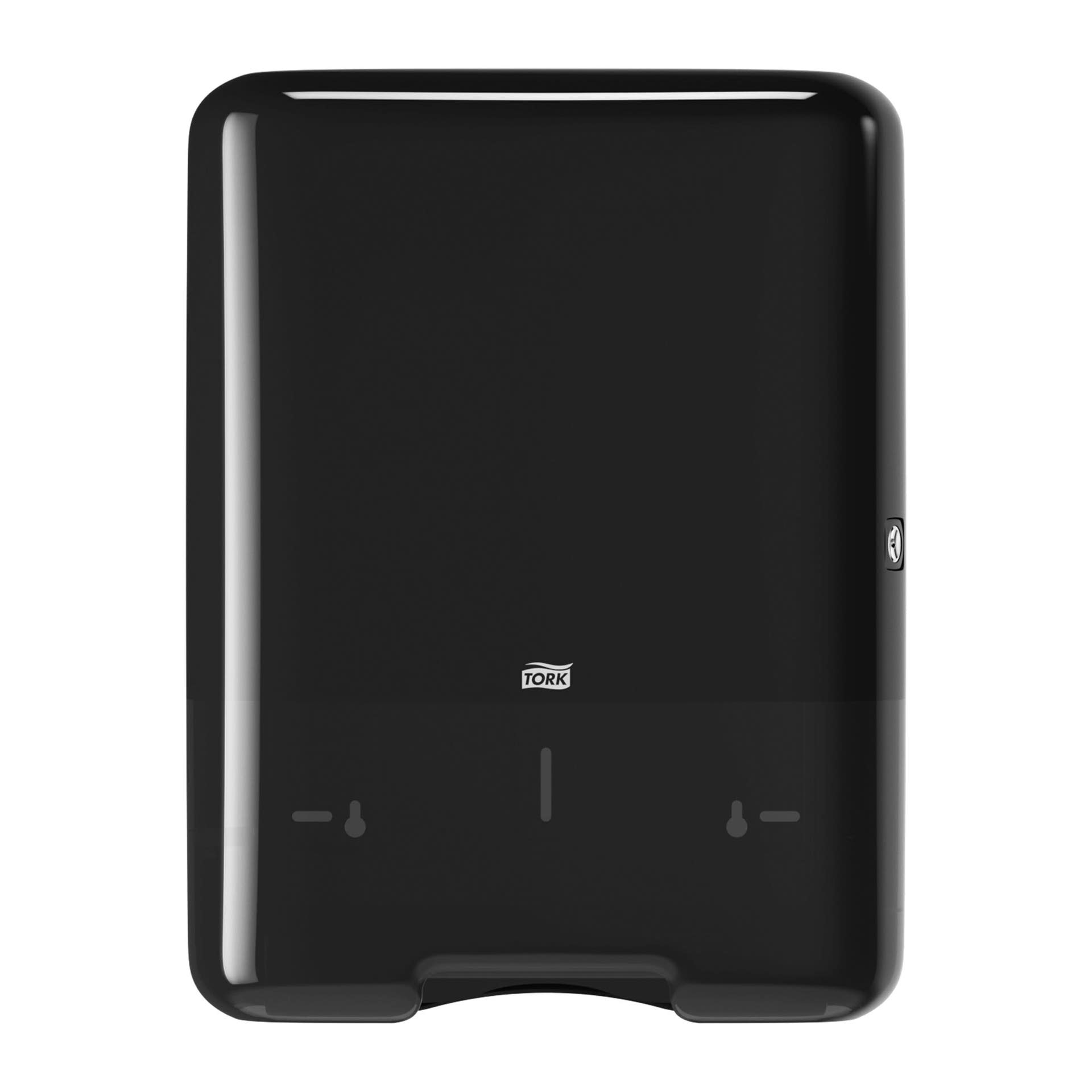 [2518473] Dispenser Pappershandduk Tork H3 svart