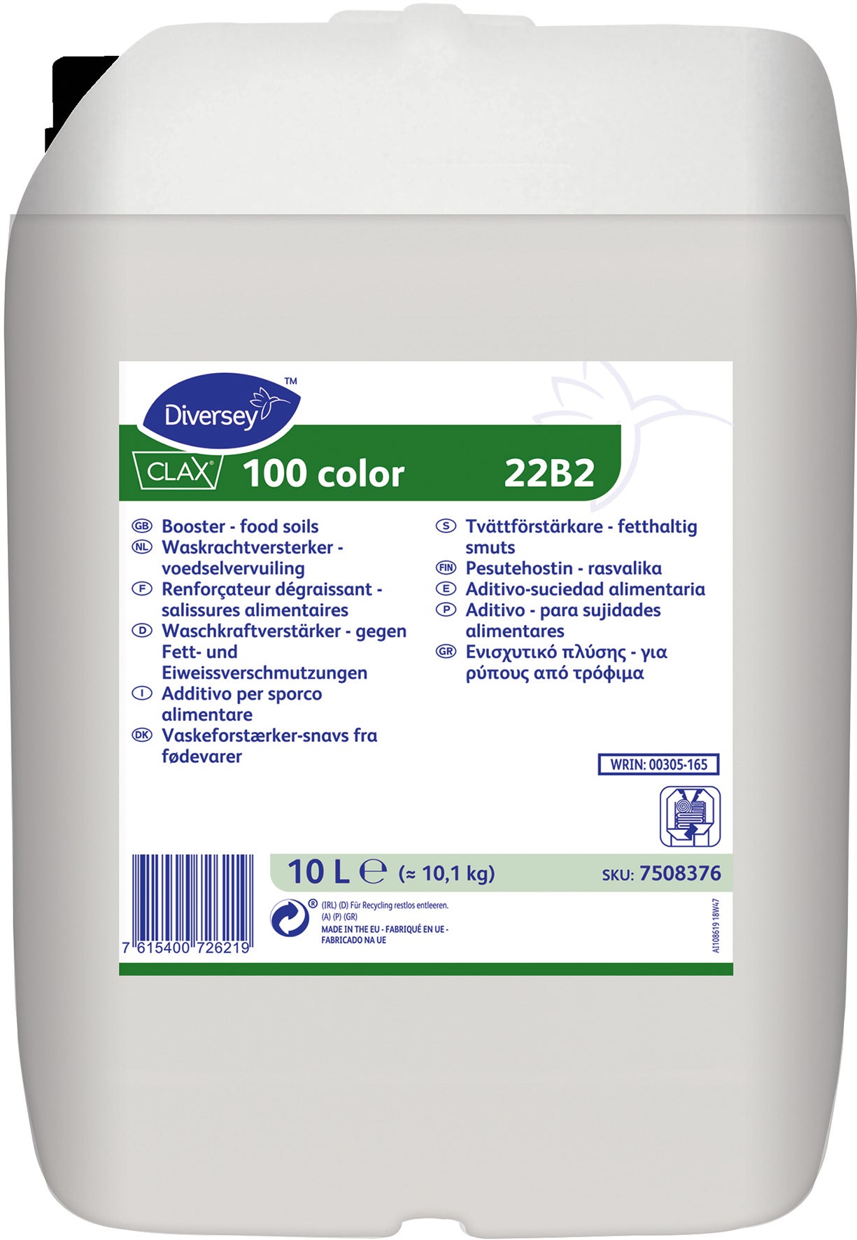 [2260219] Tvättförstärkare Clax 100 color 22B2 w87 10 liter