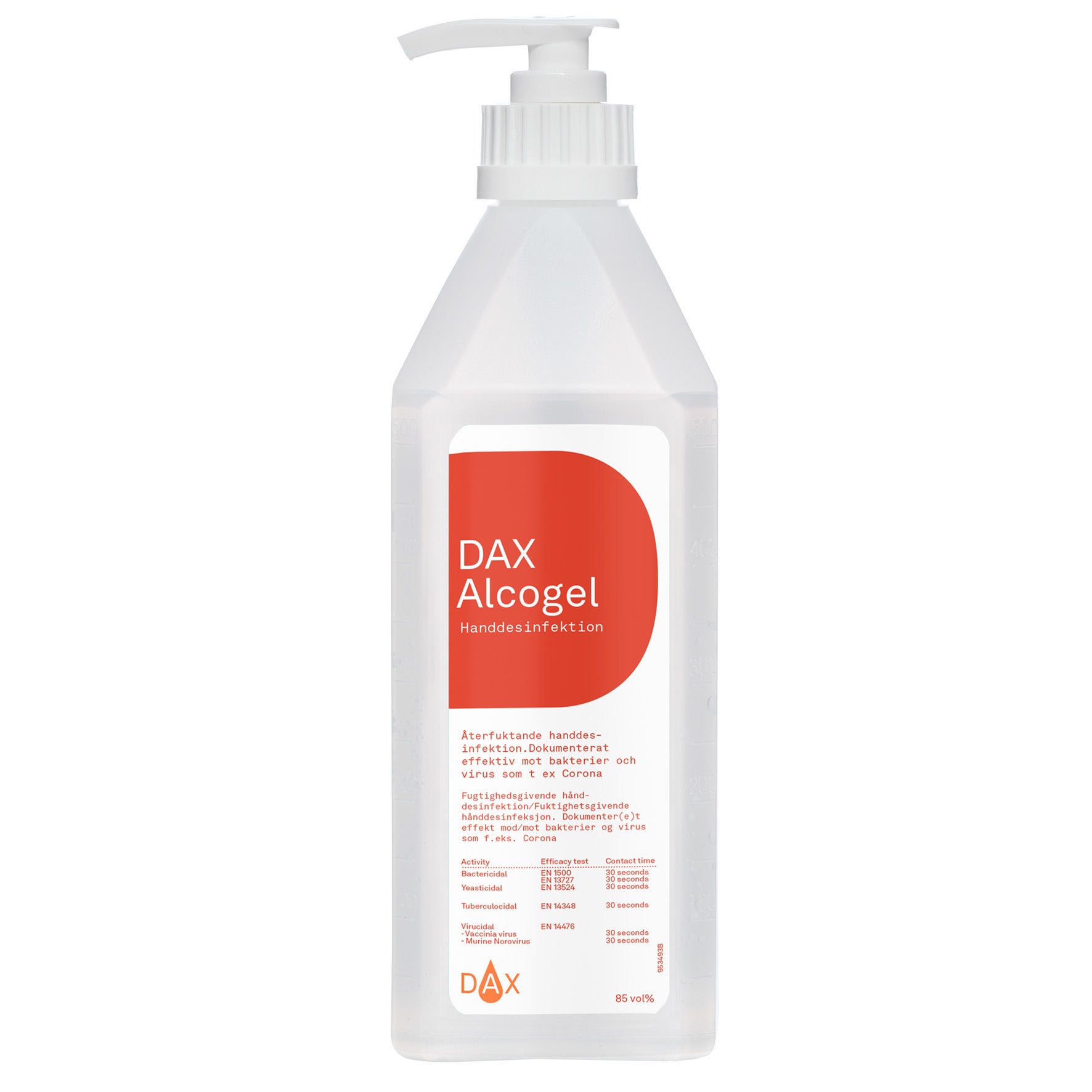 [2256422] Alcogel DAX med pump 600 ml