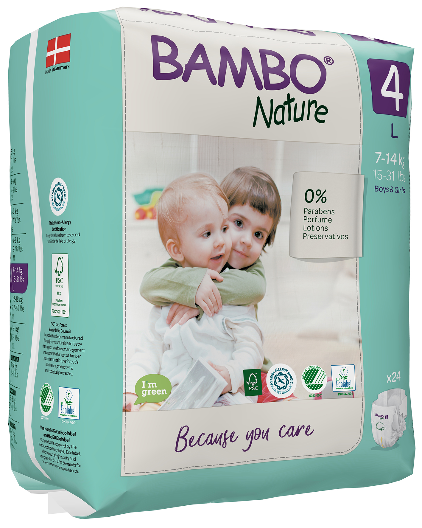 [8556125] Bambo Nature, 7-14 kg, 24/fp