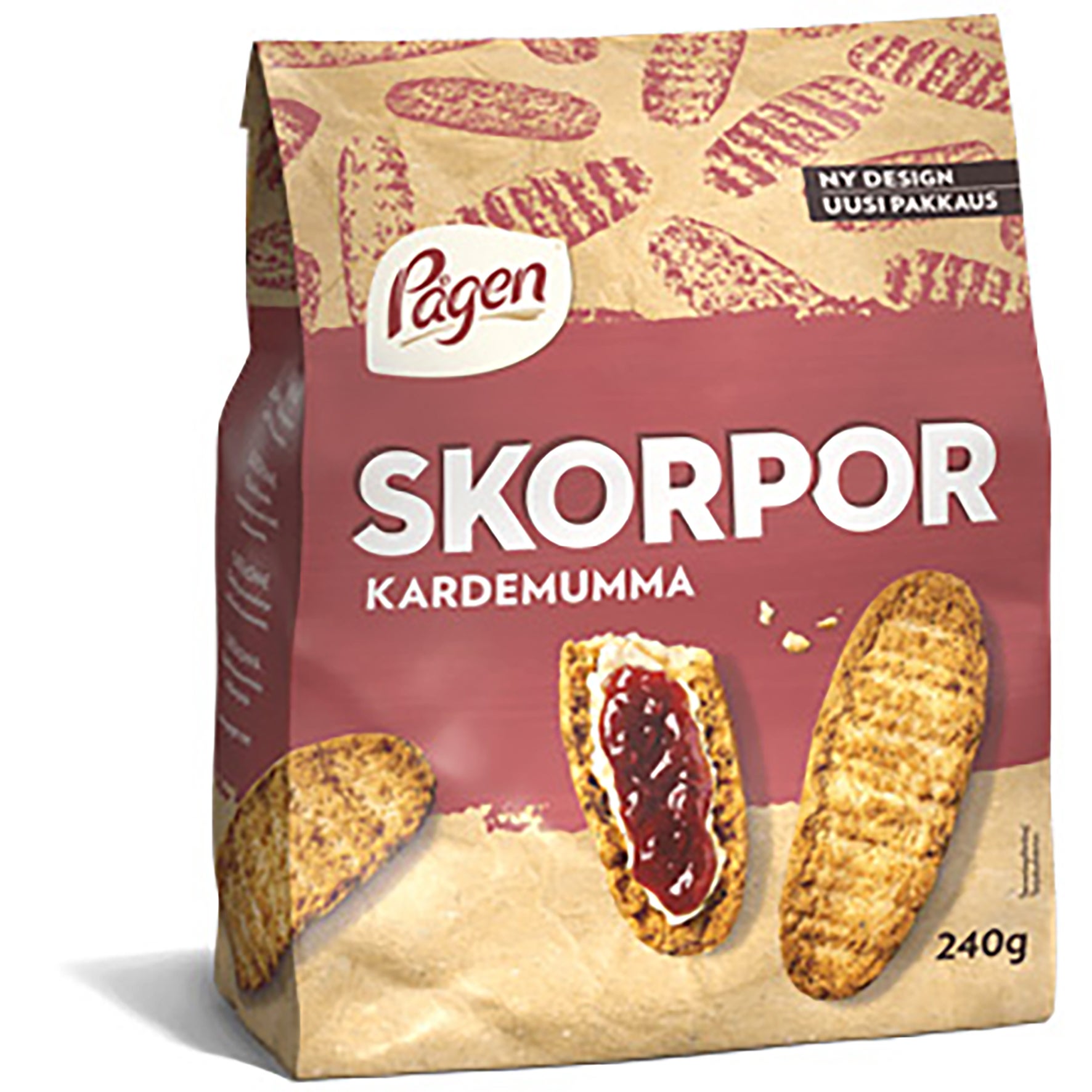 [8560582] Skorpor Kardemumma Pågens 240 gram
