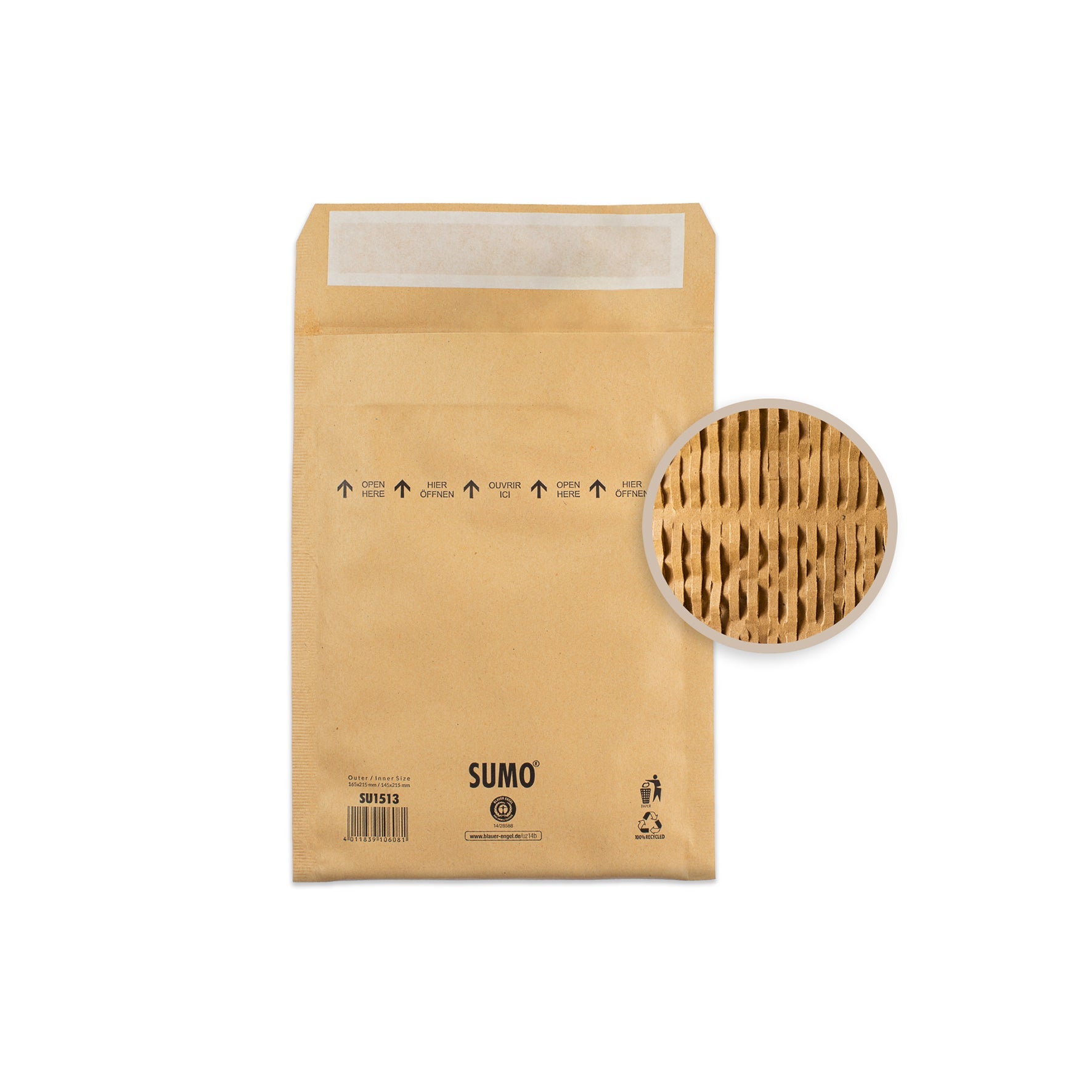 [8560592] Vadderad påse SUMO 145x215 mm 10-pack