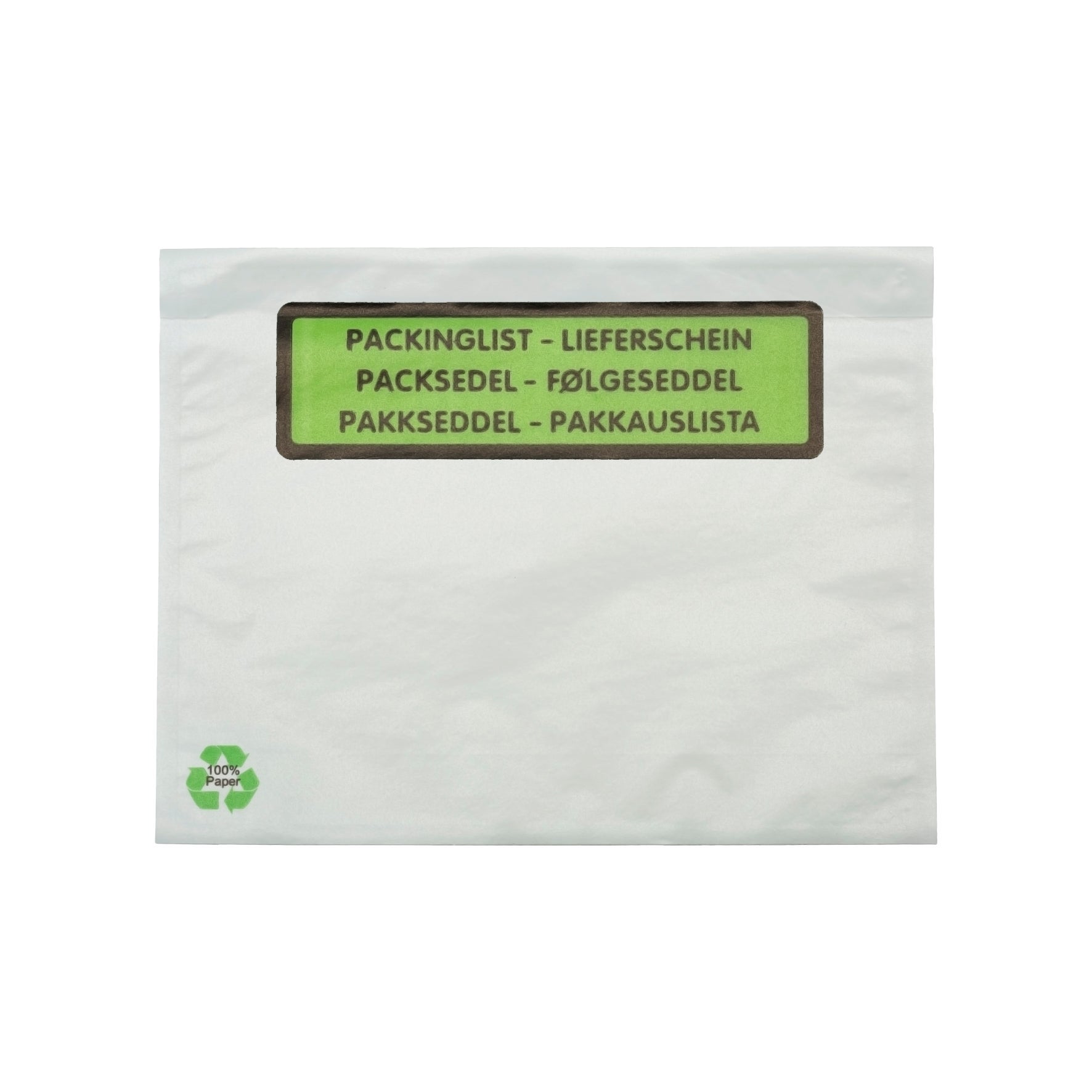 [8560603] Packsedelskuvert papp C6 med tryck 1000 st/fp