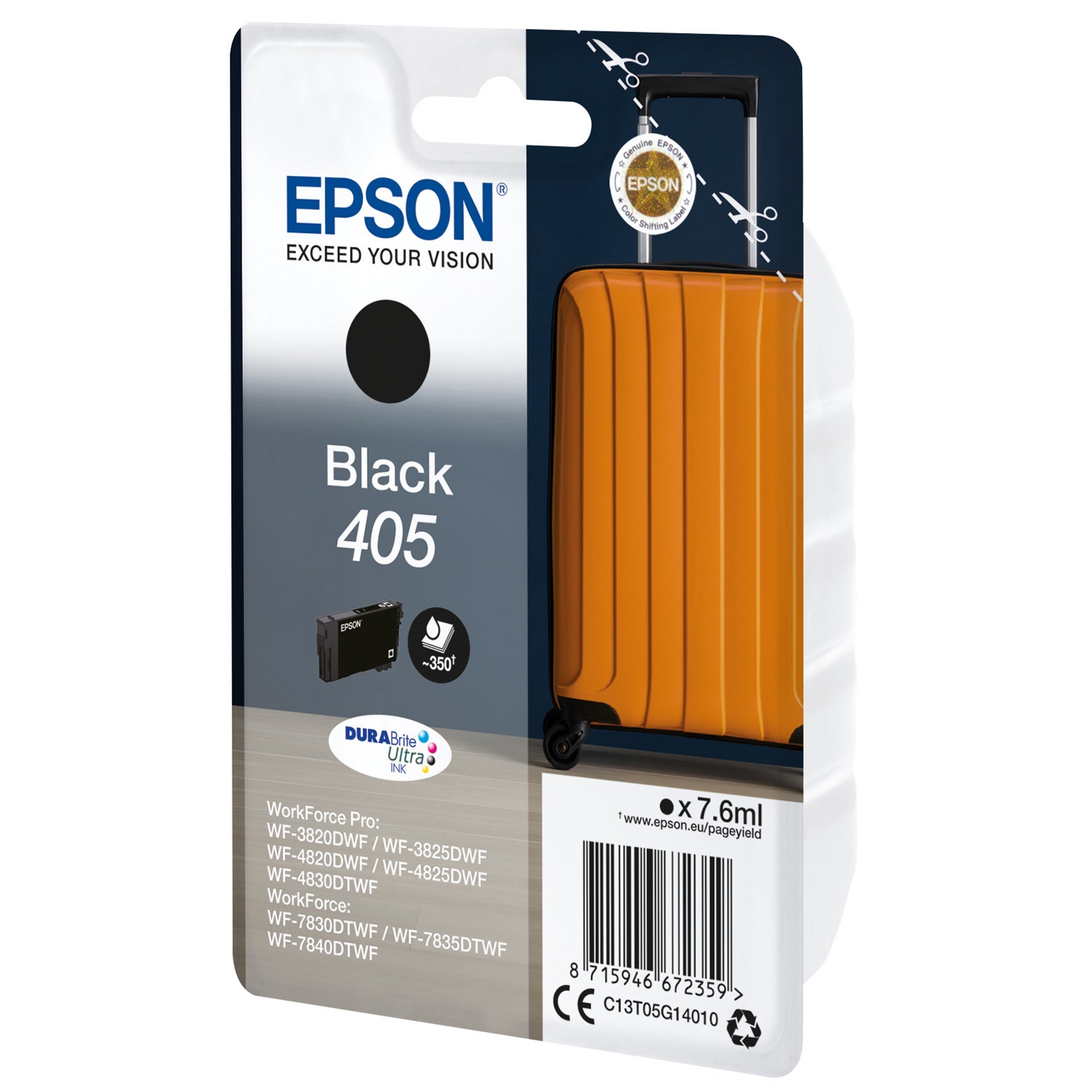 [5701513] Bläck Epson 405 svart 7,6 ml