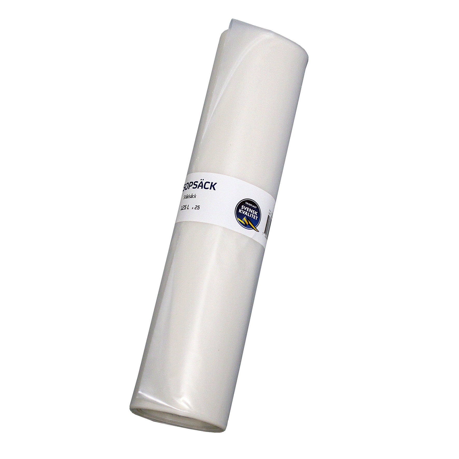 [8559984] Sopsäck 125 liter Transparent 50my 25 st/rulle