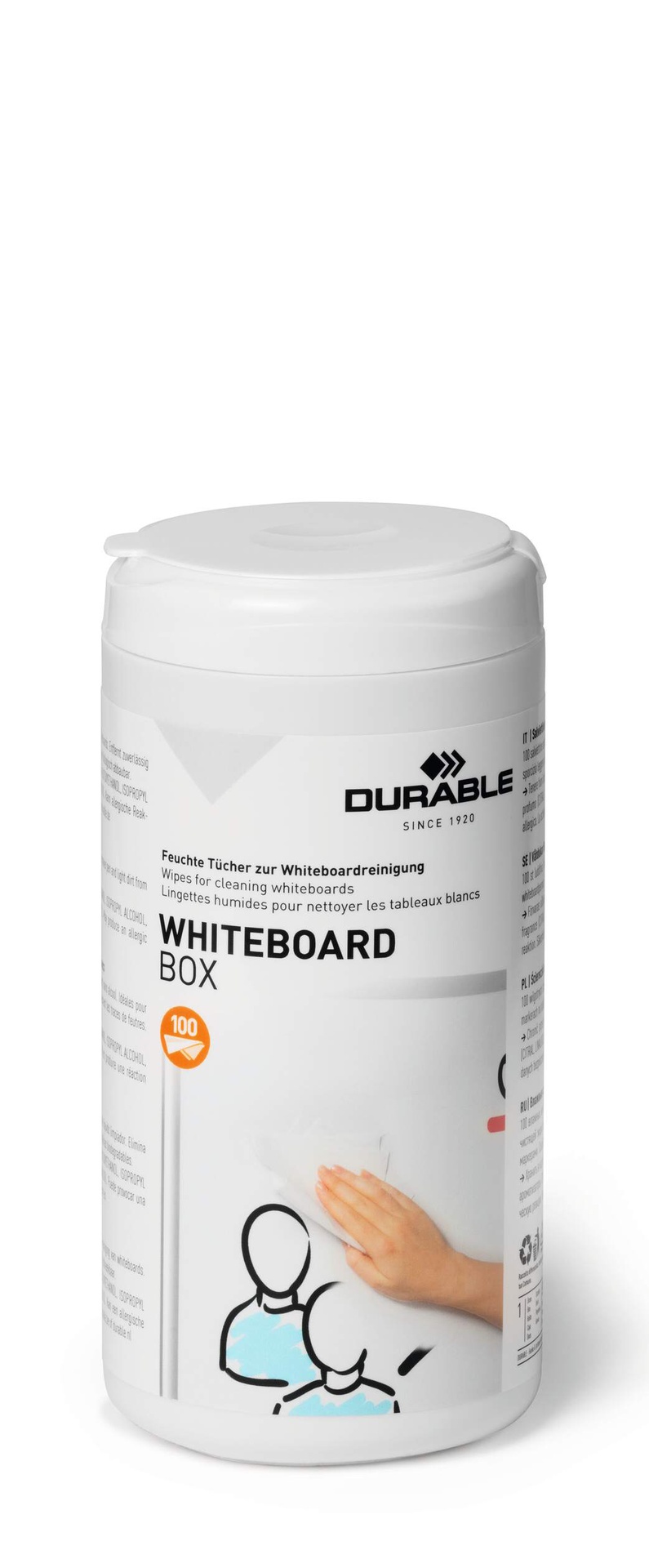 [8560988] Rengöringsservetter Whiteboard