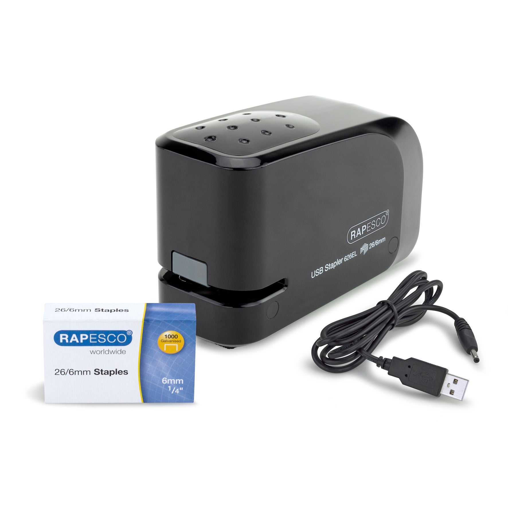 [2320335] Häftapparat Rapesco 626EL USB/batteri