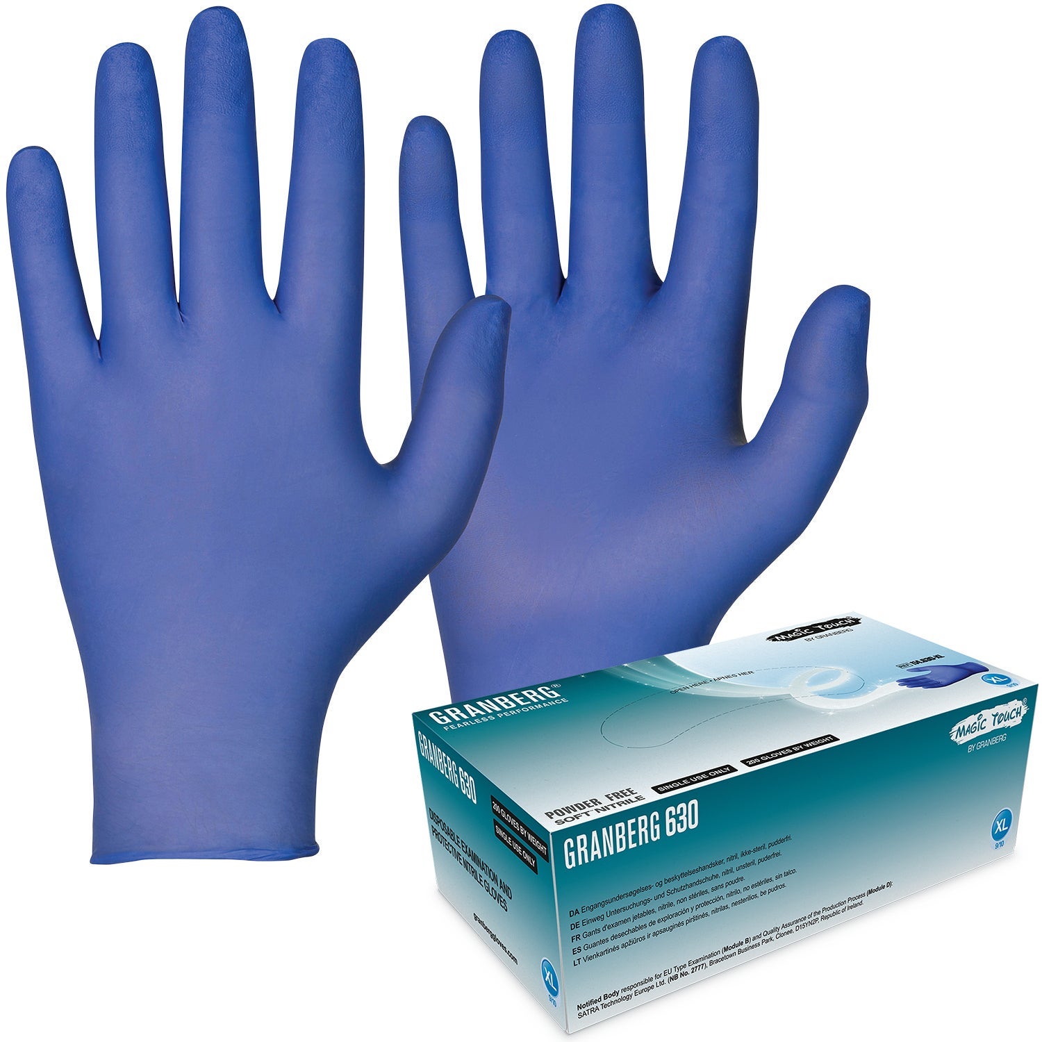 [8561133] Handske nitril blå XL 180 st/fp