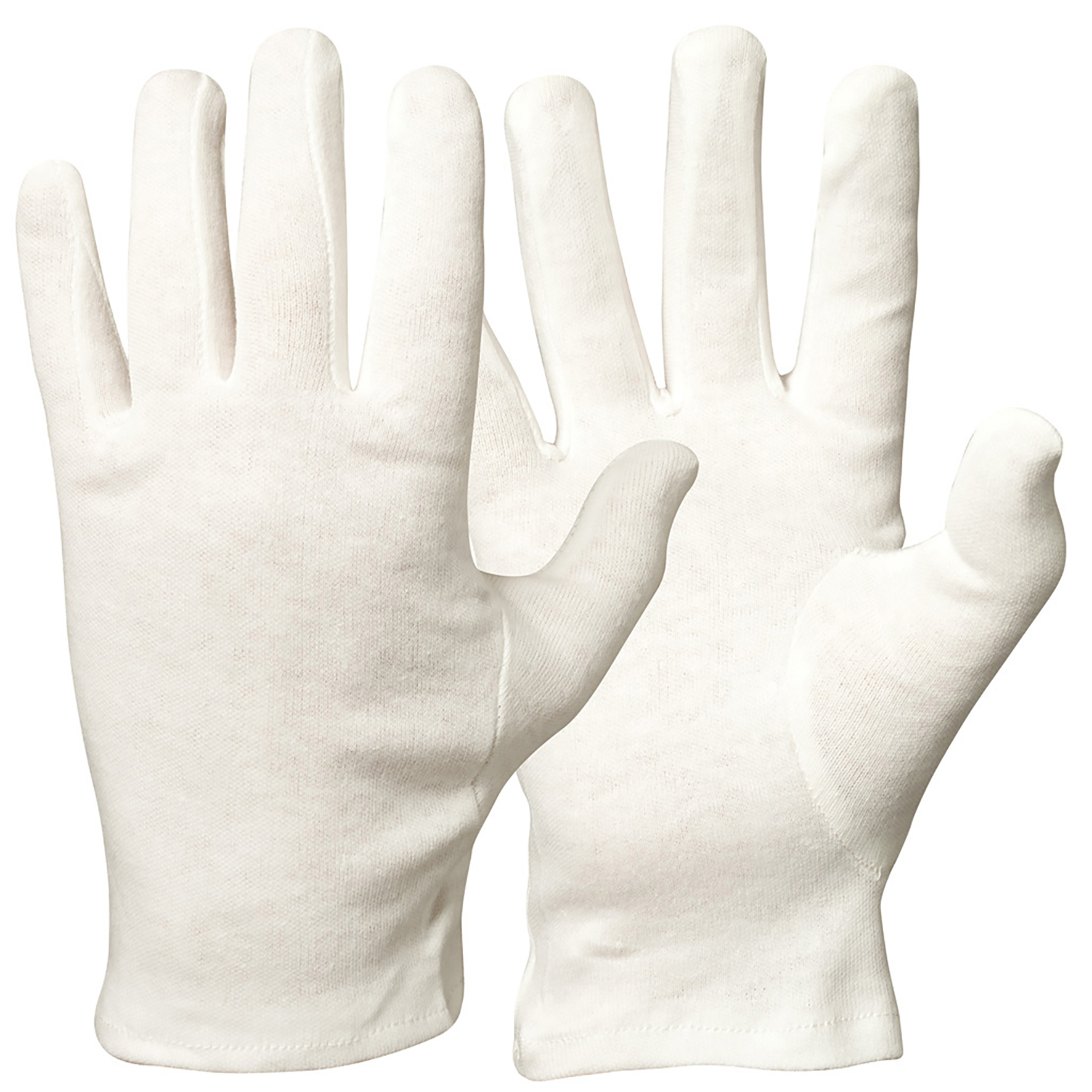 [8561113] Handske bomull vit s.XL