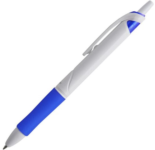 [E479236] Pilot Acroball Pure White blå bläck BAB-15M-WLI 10 st/fp