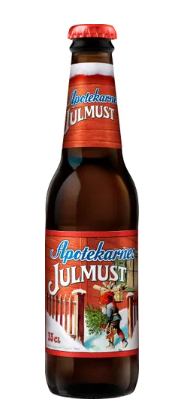[E50787] APOTEKARNES JULMUST 33 CL FLASKA 20/BACK