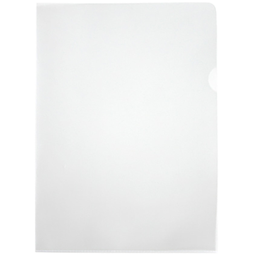 [EE00208] Plastmapp A4 PVC 0,18 glasklar 100st/krt
