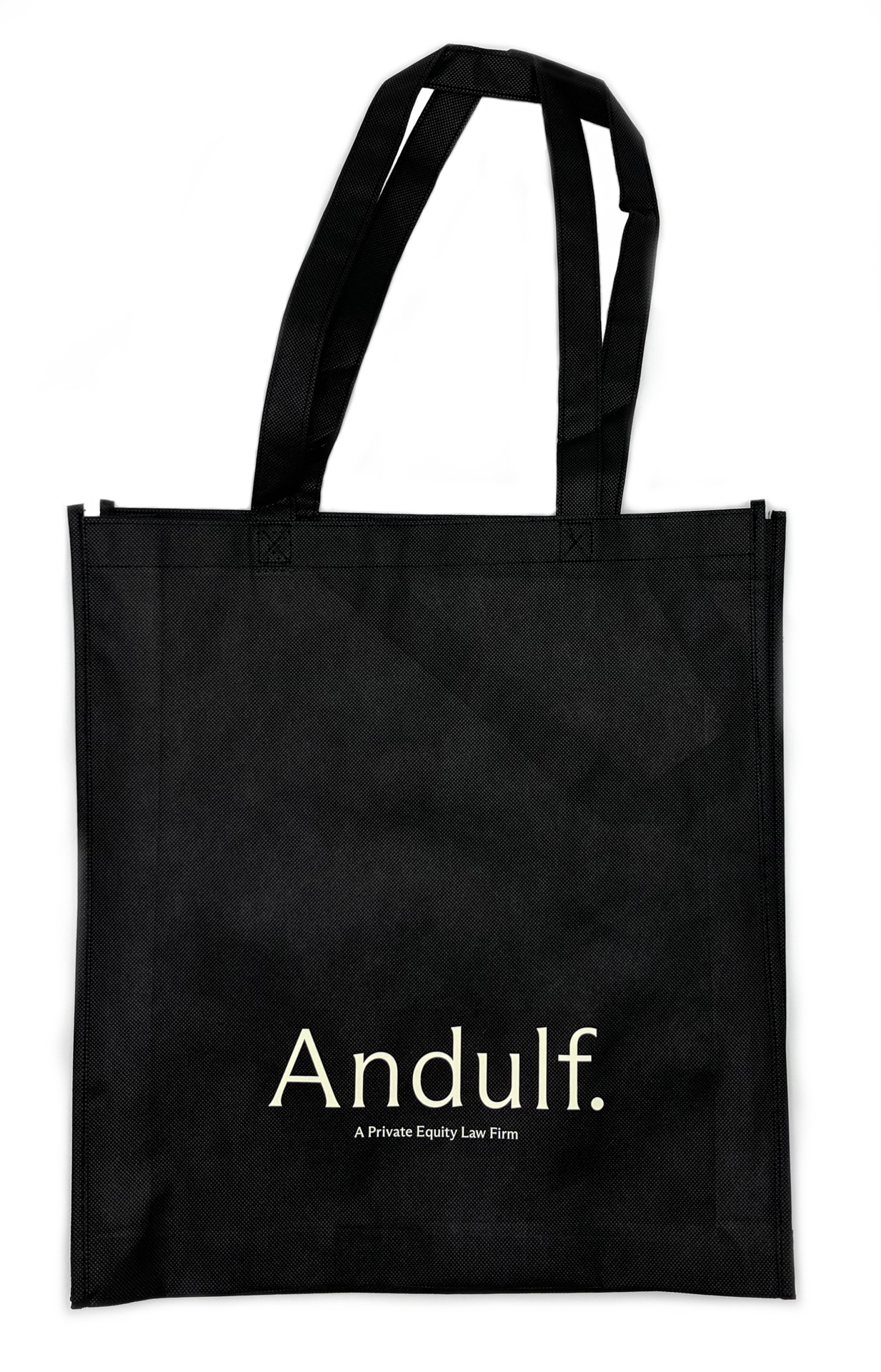 [EEAND2005] Tygpåse svart med Andulf logo 50st/fp