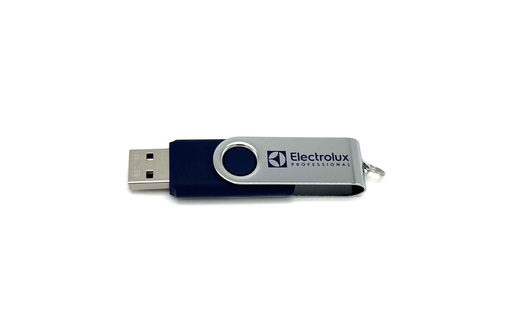 [EEELP022] USB minne 2 GB blå med logo 5st/fp