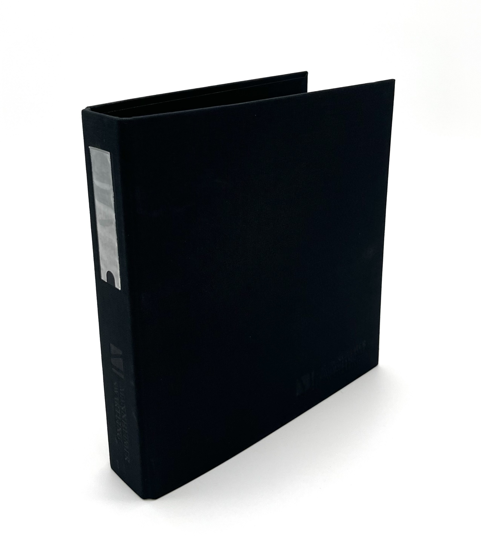 [EEMAN2003] Pärm A4 50 mm svart väv med logo 16st/krt