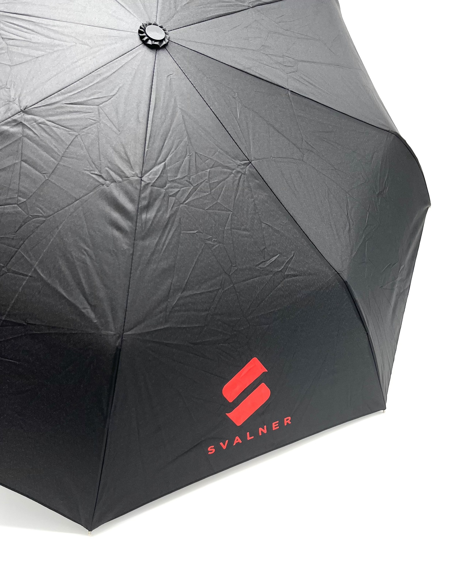 [EESVA01012] Paraply liten svart med Svalner 2 x röd logo 25st/krt