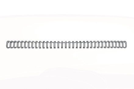 [ERE810810] WIRE-O A4 12,7MM 3:1 34 HÅL SVART 250st/frp