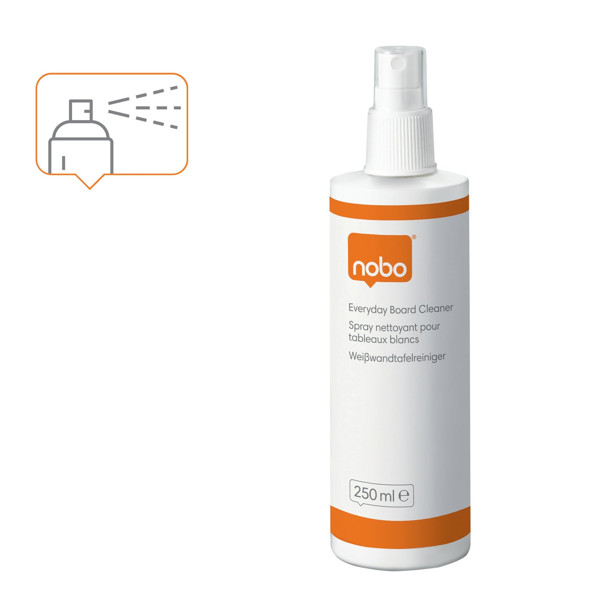 [8562538] Rengöringsspray Nobo whiteboard 250 ml
